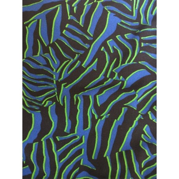 New! MICHAEL KORS Women's Zebra Print Ring Sleeve Asymmetrical Sheath Dress XXS - Picture 4 of 4